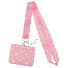 Set Keycord and Card ID Holder Dentist Pink