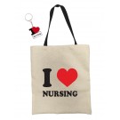 Tote Bag I Love Nursing