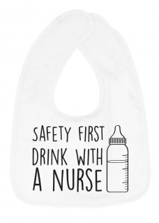 Baby Bib Drink With a Nurse