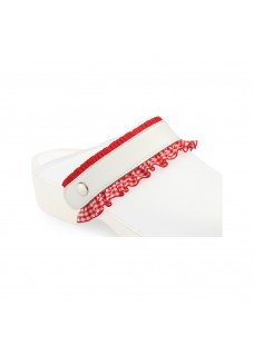 Click Straps Red Frill