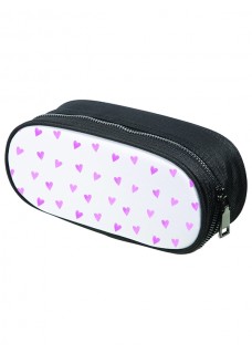 Stationery Case Pink Hearts