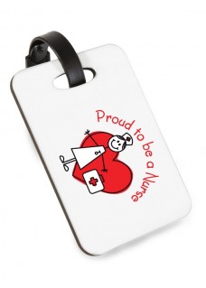 Luggage ID Tag Travel Proud to be a Nurse