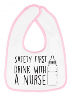Baby Bib Drink With a Nurse