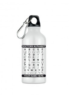 Sport Drink Bottle Doctors Alphabet