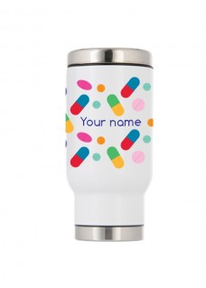 Thermo Travel Mug Colorful Pills