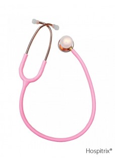 Hospitrix Stethoscope Professional Line Pink Gold Edition Pink + Free Premium Case