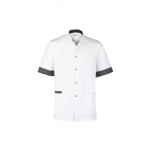 Haen Nurse Uniform Floris White/Charcoal