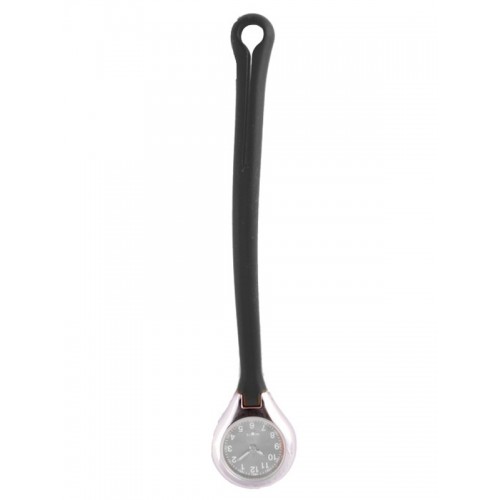 Silicone Hang Watch Black