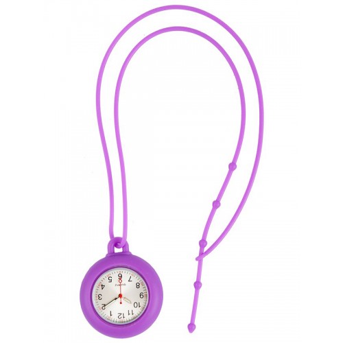 Silicone Lanyard Watch Purple