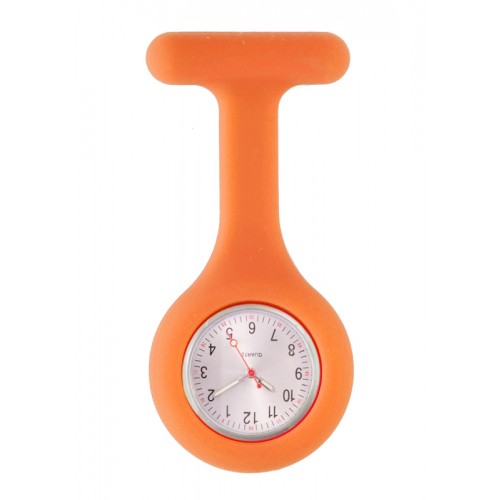 Silicone Nurses Fob Watch Standard Orange