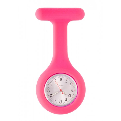 Silicone Nurses Fob Watch Standard Pink