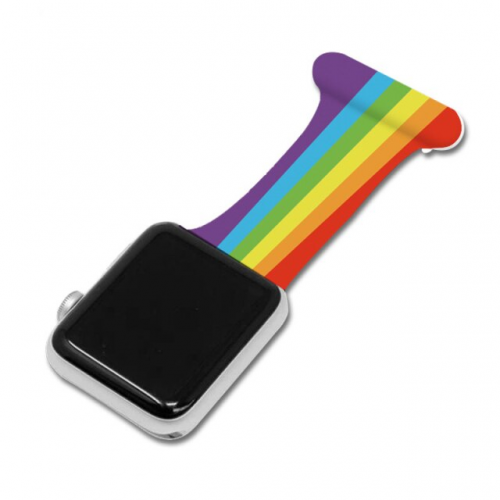 Silicone Strap for Apple Watch Rainbow